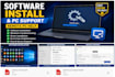install software and fix PC issues remotely