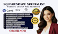 build squarespace website design redesign or fix mobile squarespace website