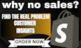 create customer surveys to find why your shopify store is not converting