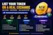 list your crypto token on nexdax exchange fast
