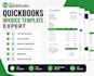 do quote, estimate, design and sale invoice template in quickbooks online