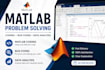 solve matlab coding problems and data analysis tasks