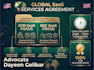 provide a US delaware law saas agreement for your software