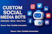 develop social media bot, bot automation, website automation bot