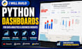 build advanced streamlit and plotly dashboards for analysis