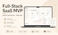 build a full stack saas mvp, admin dashboard, or web app