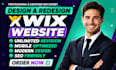 design high converting wix website design wix website redesign wix website
