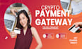 set up 2d, 3d payment gateway, crypto payment payment