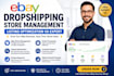 do ebay dropshipping store management listing optimization VA expert