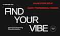 create a clean and simple online store