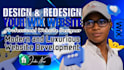 be your website designer, web developer, web redesign, custom website developer