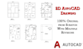 be your architect draftsman for house plan 2d floor plan