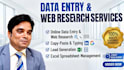 do professional data entry, typing and copy paste