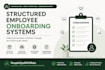 design a structured onboarding system for your business