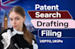 do comprehensive draft patent infringement  search on your invention charts