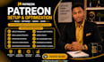 create and optimize your patreon page and profile