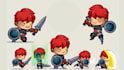 make 2d character rigging spine 2d game ue5 character animation