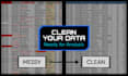 clean, wrangle and prepare your dataset in r or python