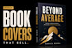 design a premium minimalist book cover with bold typography