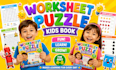 design engaging kindergarten educational worksheet preschool activity workbooks