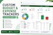 create budget and expense trackers in google sheets