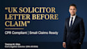 draft a UK solicitors pre action protocol letter for your small claim
