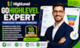 be gohighlevel expert for website setup and email automation