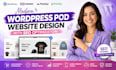 design a modern wordpress pod website with SEO optimization