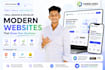 design a premium figma style modern business website with responsive UI UX