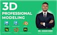 create high quality professional 3d models
