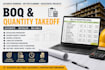 do boq quantity takeoff and construction cost estimation