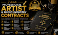 write professional artist and music industry contracts