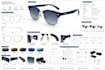 create professional eyewear glasses tech packs for sunglasses 3d optical frames