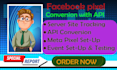 provide meta pixel setup with conversion API and ga4 server side tracking