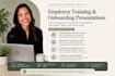 create engaging onboarding and training presentations
