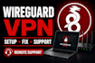 setup and fix wireguard VPN on any device