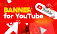 design a professional banner for your youtube channel