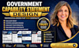 design winning capability statement design government capability statement