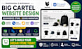 big cartel website design ecommerce store ecwid migration product listing