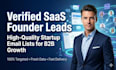 generate saas founder leads and startup email list