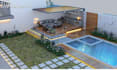 design backyard landscape design frontyard design 2d floor plan  3d rendering