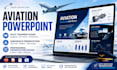 create aviation aerospace and pilot training power point presentation