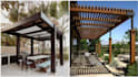 create 3d backyard landscape design with pool, patio, deck and pergola