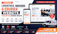 develop a logistics courier and movers website, man and van booking website