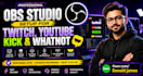 setup obs studio with custom overlays alerts scenes and whatnot