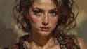draw digital oil painting portrait