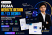 do figma ui ux design, app design, figma website design