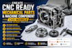 create cnc ready mechanical parts and machine component cad models