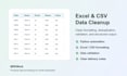 clean and format your excel CSV data