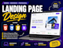 landing page design using HTML CSS bootstrap and js
